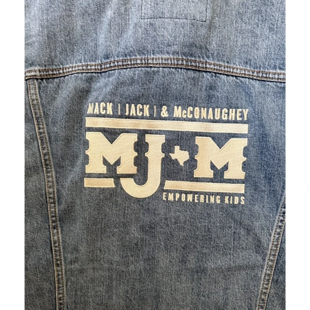 Levi Strauss Premium Denim Jacket Texas MJM Mack Jack & Matthew McConaughey  XL